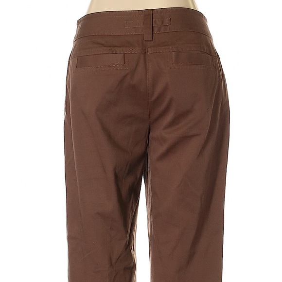 LOFT Brown Boyfriend Casual Pants / Size 4 - Picture 3 of 7